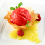 Strawberry-Limetten Sorbet